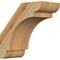 Ekena Millwork 4"W x 8"D x 8"H Olympic Rough Sawn Knee Brace, Western Red Cedar BRC04X08X08OLY00RWR - alternate 1